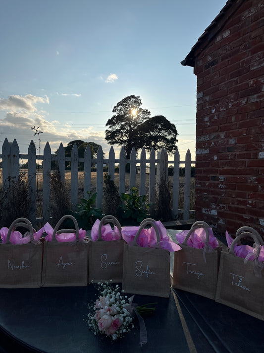 Personalised woven bags