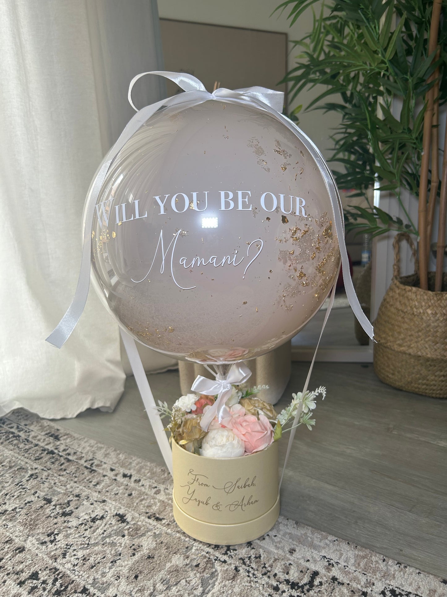 Small dual layered balloon
